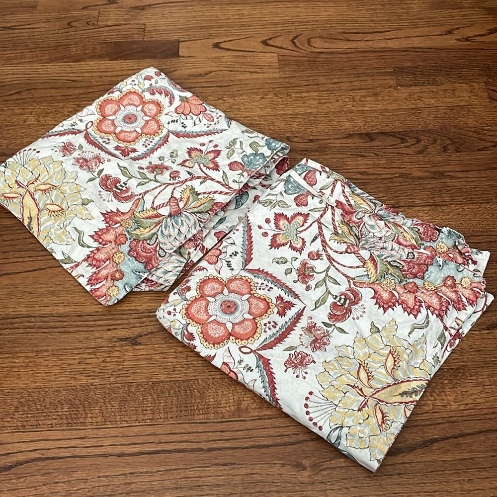 pottery barn euro 2 shams paisley print Caesarea Israel 100% cotton pill…